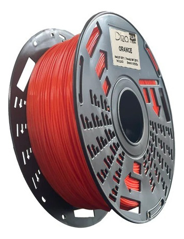 Filamento Naranja Pla+ 1.75mm Diametro 1,5 Kgs 180-220 Grado