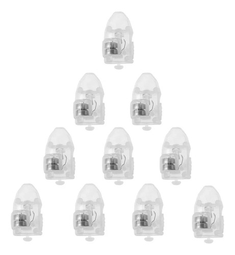 10 Luces Led Globos Papel Bombas Fiestas Bodas Navidad Cumpl