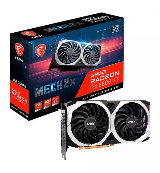 Placa De Video Amd Msi Radeon Rx 6600 Xt Mech 2x Oc 8gb