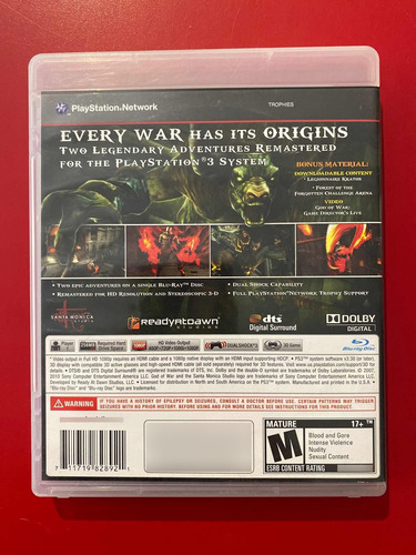 God Of War Origins Collection Ps3 Oldskull Games (Reacondicionado)