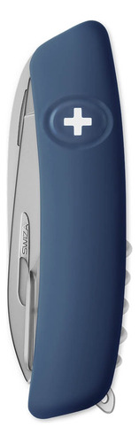 Navaja Swiza Allmatt Standard D05, 13 Funciones Con Sierra Color Azul Marino