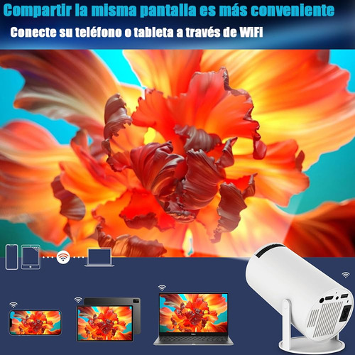Mini Proyector Portátil Ultra Hd 200 Ansi/4k Wifi Bluetooth