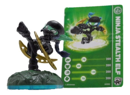 Figura Skylanders Ninja Stealth Elf Swap Force Life (Usado)