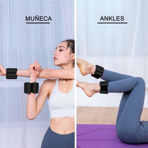 Polainas Para Tobillos Y Muñecas, 2 Pack Polainas De