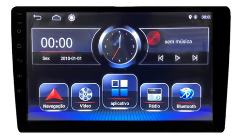 Multimídia 2din Android 10.1 Roadstar Rs905br 9 Pol Wifi Gps