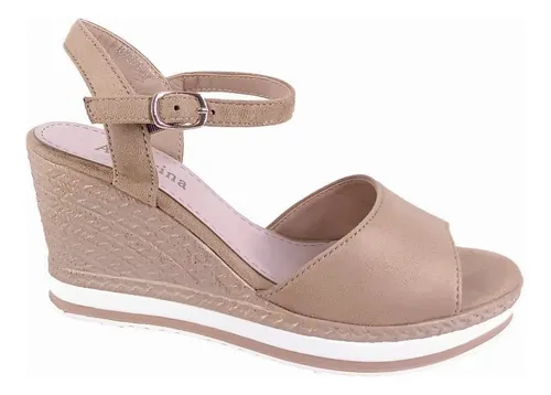 Sandalias Fiesta Con Plataforma Tacones Comodas Dama