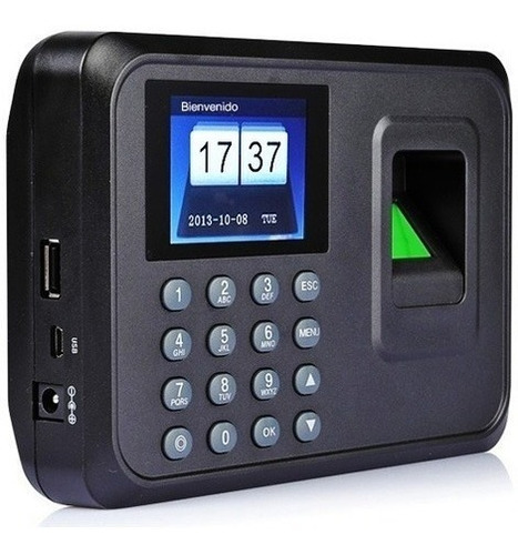 Imagen 1 de 3 de Reloj Control Asistencia Biométrico Huella Acceso/ Eshopviña