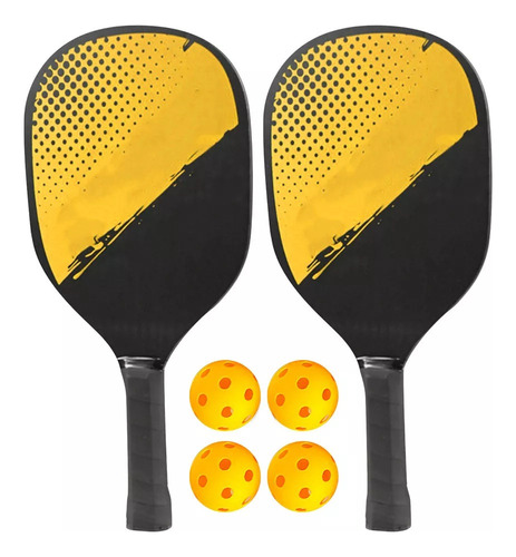 Iy Set De 2 Raquetas, Palas Y Pelotas De Pickleball