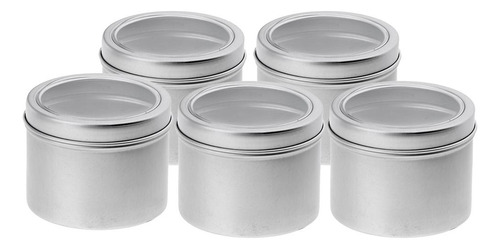 25x 100ml Aluminio Vacío Cosmético Tarro Crema Tarro