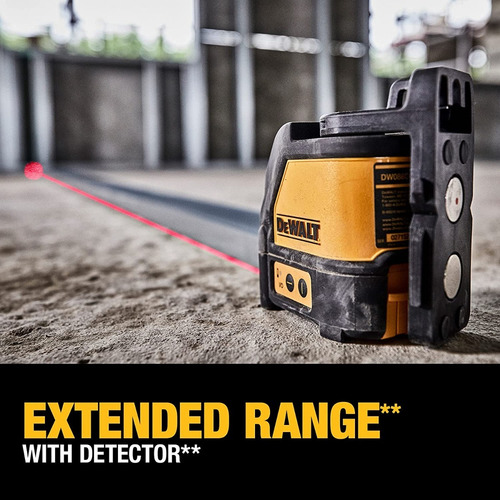 Imagen 5 de 6 de Nivel Laser Dewalt Línea Cruzada Dw088k