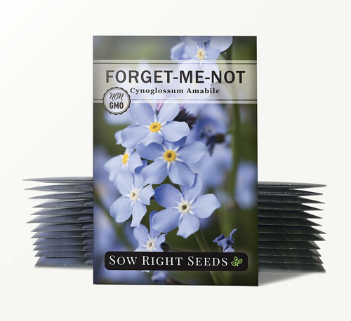 Sow Right Seeds Paquetes De Semillas Forget-me-not Para Plan