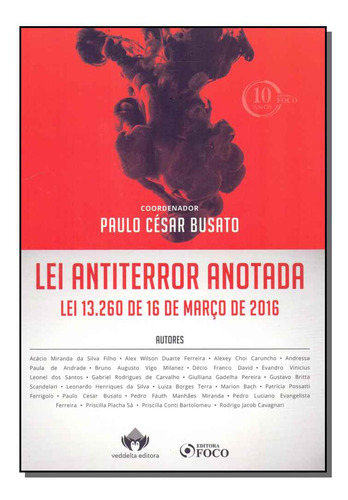Libro Lei Antiterror A.-lei 13.260 16 Marco 2016-01ed/18 De