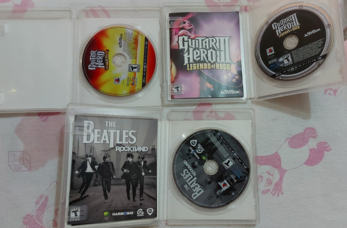Guitar Hero Playstation 3 Gh3 World Tour Y Beatles Rock Band (Usado)