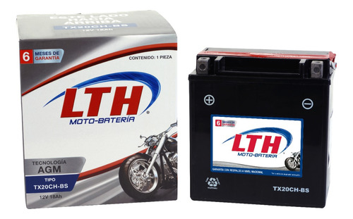 Batería Atv Lth Suzuki Lt-a50f Vinson 4wd 500cc - Tx20ch-bs