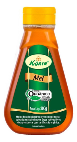 Mel Orgânico Bisnaga Korin 300g