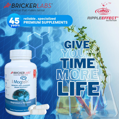 Suplemento Bricker Labs Magtein Magnésio L Treonato 90 Ct