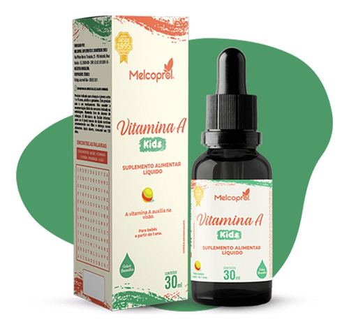 Suplemento En Líquido Melcoprol Vitamina A Sabor Baunilha X 10g