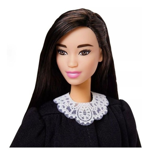 Imagem 1 de 8 de Barbie Juíza Direito Profissões Cabelo Preto Mattel Ms