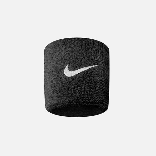 Muñequera Nike Swoosh Wristbands Gym Unisex Negro