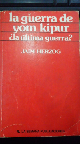 Libro La Guerra De Yom Kipur