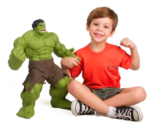 Muñeco Muneco Accion Super Heroe Marvel Hulk 52cm Original