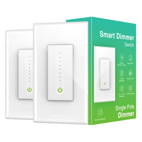 Ohmax Smart Dimmer Switch Compatible Con Alexa Y Qcnrc