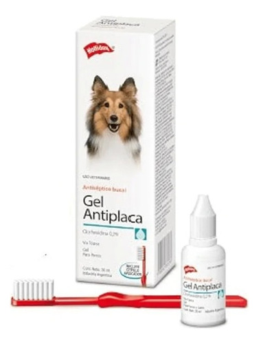 Holliday Gel Antiplaca Perros/gatos 20 Ml Con Cepillo  Bucal