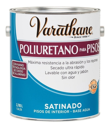 Varathane Poliuretano Para Pisos B-agua X Gl - Doctor Obra 