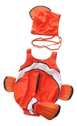 Traje De Baño Infantil De Una Pieza Pez Payaso