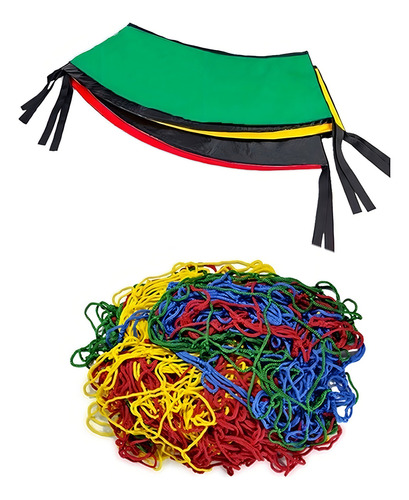 Kit Para Cama Elástica Com 1 Protetor De Molas E 1 Rede 1,83