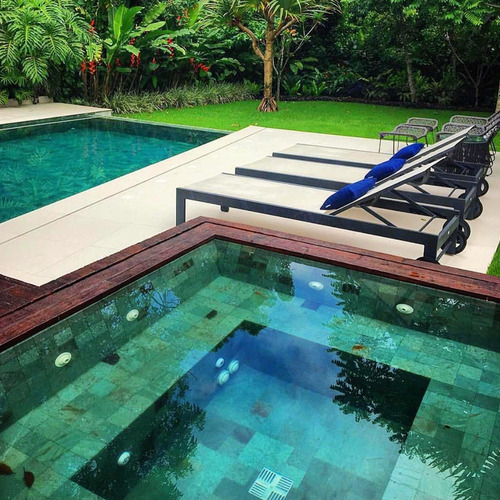 Piedra Nat Para Piscinas Sukabumi Green Stone 20x20x1cm 1°