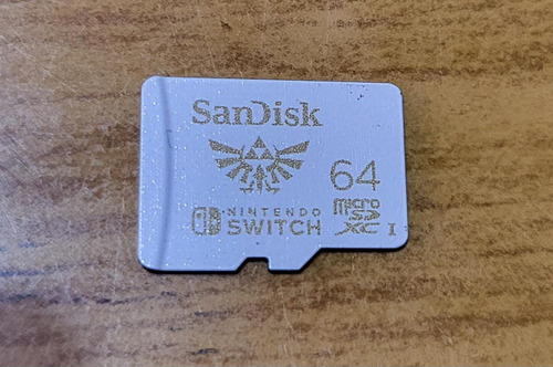 Memoria Microsd 64gb Oficial Nintendo Switch Zelda Breath Of