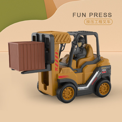 Pull And Go Engineering Car Press Vehicle Developing Hands