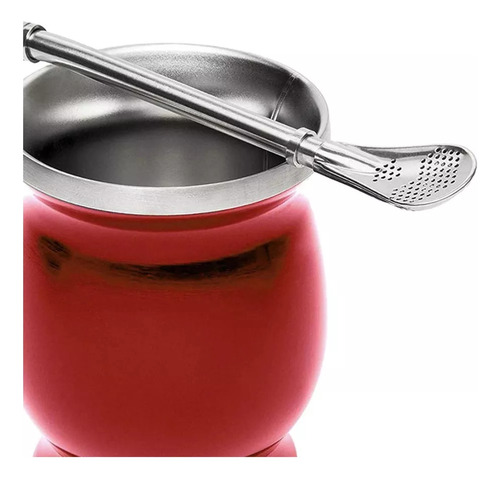 Taza De Té De Calabaza De Acero Inoxidable Mate De Doble Par