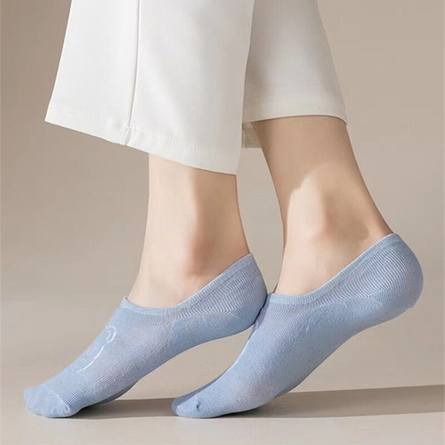 6 Pares De Calcetines Invisibles Antideslizantes De Silicona
