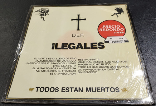 Ilegales Todos Estan Muertos Lp España 1r Edic La Polla Reco