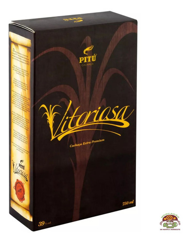 Pitú Cachaça Extra Vitoriosa Premium Garrafa 750ml