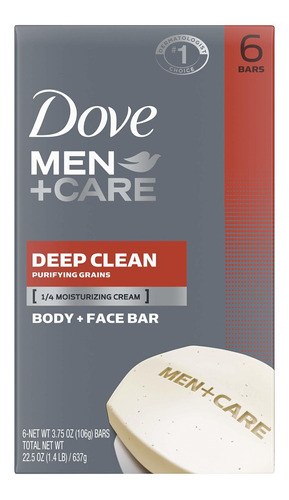 Dove Men+care - Jabón Corporal Y Barra Facial Más Hidrata.