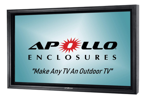 Apollo - Caja De Tv Para Exteriores Para Televisores Delgad.