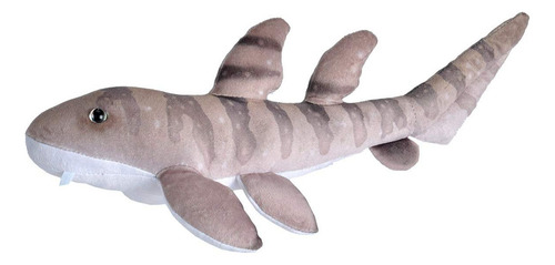 Peluches Wild Republic Shark Bambú Tiburón Gato Arrecife Color Café