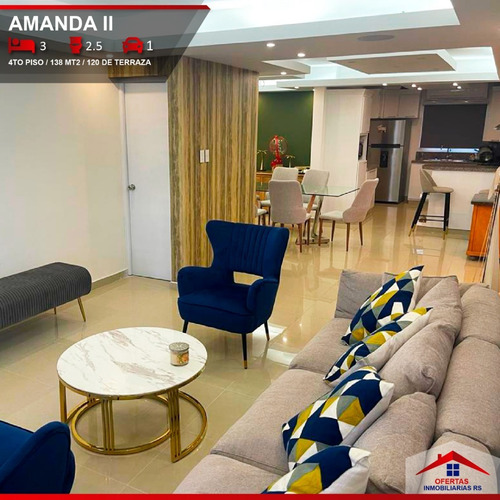 Imagen 1 de 15 de De Oportunidad Apartamento En Cuarta Planta Con Terraza En Amanda Ii