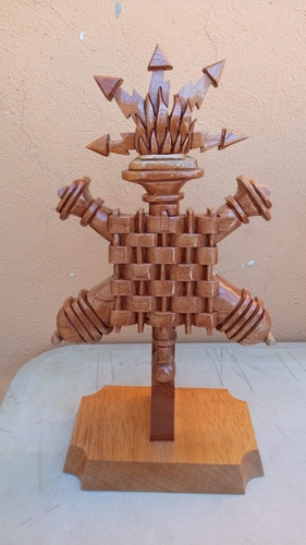 Logotipo Del Heróico Colegio Militar En Madera 28 Cm