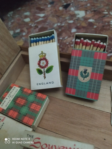 Antiguas Cajas De Cerillos O Fósforos Ingleses El Pack (Usado)