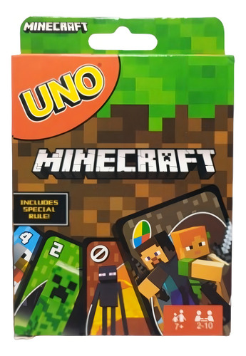 Juego De Mesa Uno Cartas Minecraft