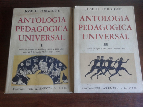 Excelentísimo Lote Dos Libros Jose D. Forgione.-