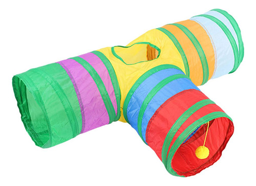 Bunny Tunnel - Juguete Interactivo Portátil Para Gatos, C