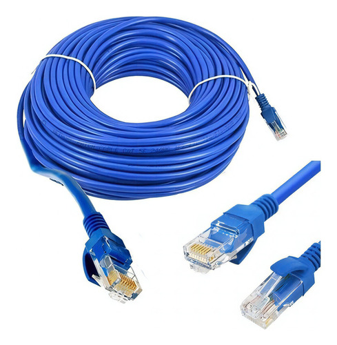 Cabo De Rede X-cell Internet Patch Cord Rj 45 Cat5 30 Metros