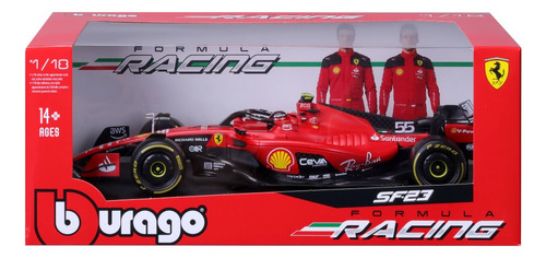 Auto F1 Die Cast 1:18 Ferrari 2023 Sf23 Sainz #55 Wb