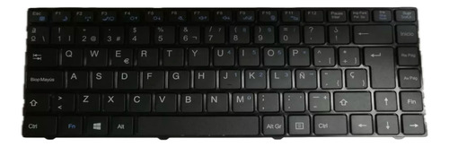 Teclado Pcbox Zepp 320 Sp Negro Dok-v6369m Español Negro Español Latinoamérica