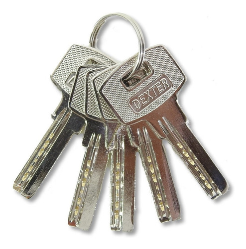 Imagen 2 de 4 de Cerradura Chapa - Alta Seguridad 60 Mm- Dexter Deluxe 6516